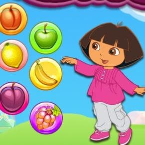 Dora Fruit Bubble game thumbnail