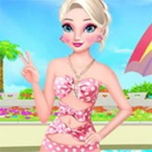 Elsa Pool Party Online Shopping game thumbnail