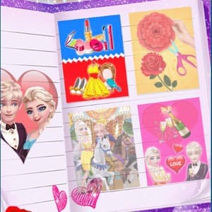 Elsa Valentine Day Diary  game thumbnail