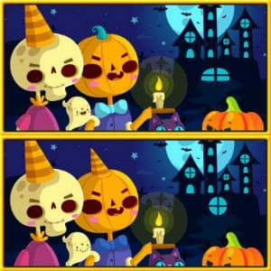 Find Differences Halloween game thumbnail