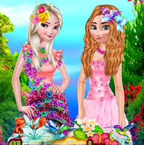 Flower Princess Dressup  game thumbnail