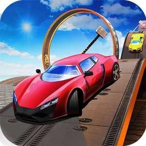 Hurdle Track Car Stunts  game thumbnail