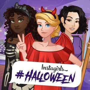 Instagirls Dress Up Halloween game thumbnail