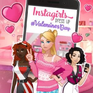Instagirls Valentines Dress Up game thumbnail