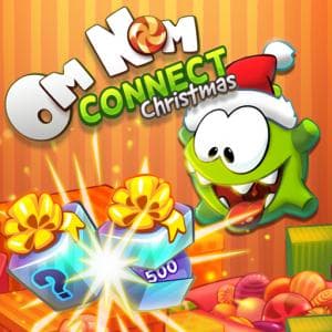 Om Nom Connect Christmas game thumbnail