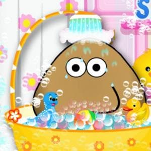 Pou Baby Bathing game thumbnail