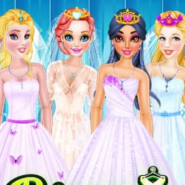 Princesses Buy Wedding Dresses  game thumbnail