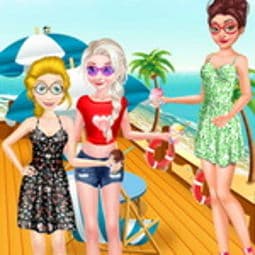 Princesses Summer Seaside Vacation game thumbnail