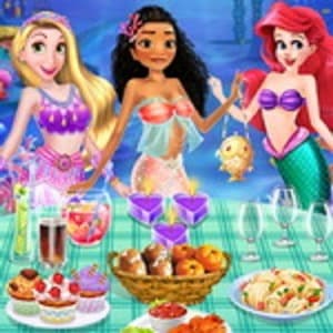 Princesses Turn Into Mermaid  game thumbnail