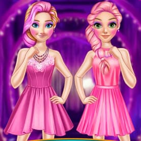 Rapunzel And Anna Pink Style  game thumbnail