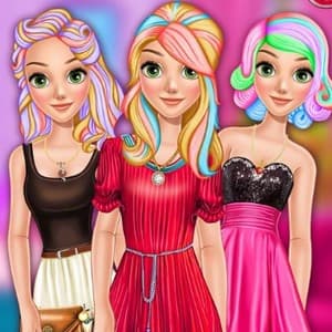 Rapunzel Dye Hair Design  game thumbnail