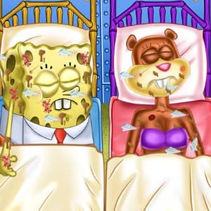 Spongebob And Sandy First Aid  game thumbnail
