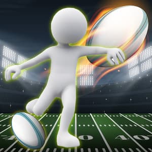 Stickman Rugby Run And Kick game thumbnail