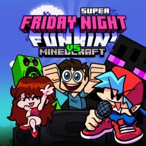 Super Friday Night Funkin vs MinedCraft game thumbnail