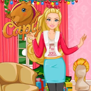Winter Shopping With Barbie  game thumbnail