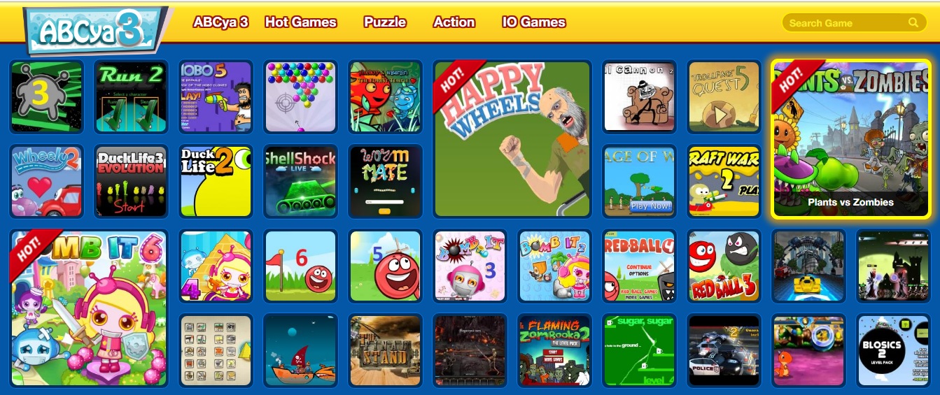 ABCya3 only publish the top rated hot games ABCya on our ABCya3.net. 